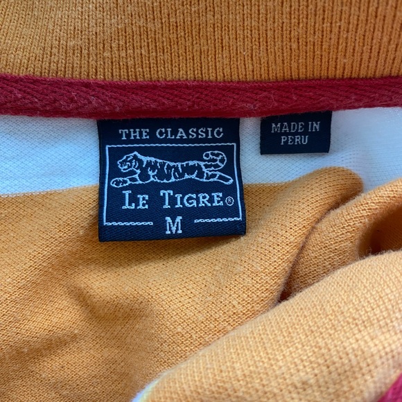 Le Tigre Classic Polo Shirt Size M - Picture 5 of 5